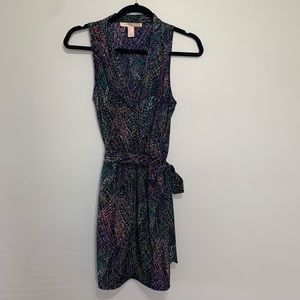 F21 Printed Mini Dress w/ pockets